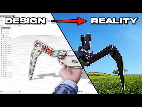 How I built a Walking Robot in 24 hrs