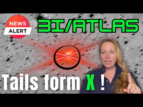 BREAKING:  Lines go in the WRONG DIRECTION ! Strange GLOWING PLUME of 3I/Atlas like Headlights !