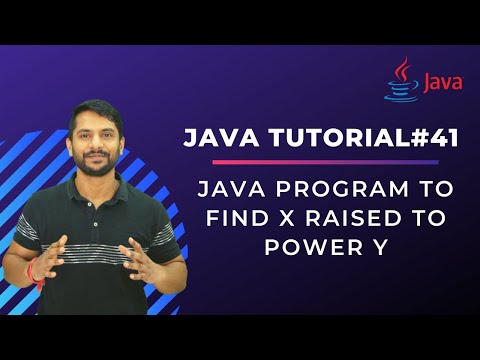 Java Program to Find X Raised to the Power Y - In Hindi