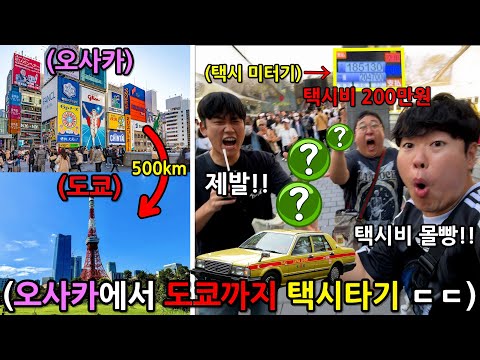 고작 가위바위보에 인생 걸기 게임!! 지는 놈 일본 오사카에서 도쿄까지 500km 택시타고 가기 ㅋㅋㅋㅋㅋ