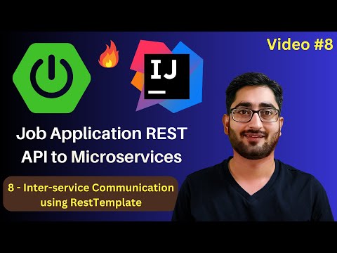 Inter-service Communication using RestTemplate | Spring Boot REST API to Microservices | Video #8