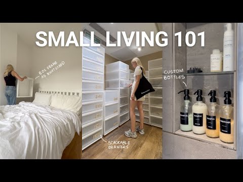 How to organize and decorate small apartment | 8 tips & hacks ✨ ad