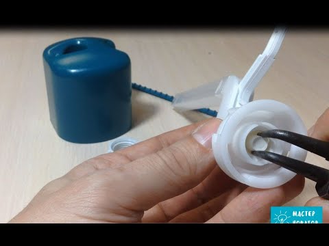 A plumber demonstrated a simple way to restore the functionality of a toilet cistern's fill valve.