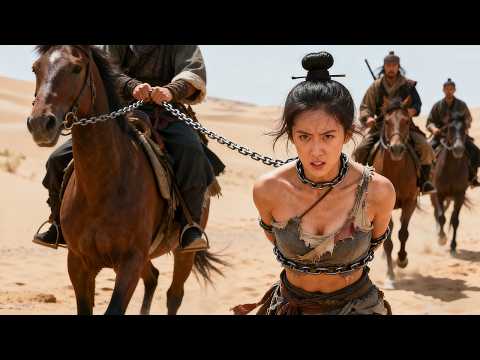 Bound captive woman breaks free, slaughters all enemies! 