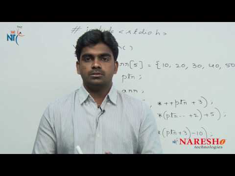 Pointers | C Technical Interview Questions and Answers | Mr. Srinivas