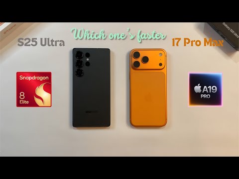 iPhone 17 Pro Max vs S25 Ultra Speed Test 