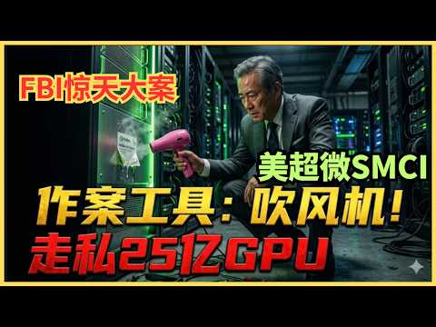 25亿GPU走私案告破！作案工具竟是一把吹风机？还原美超微SMCI惊天大案。英伟达有波折？