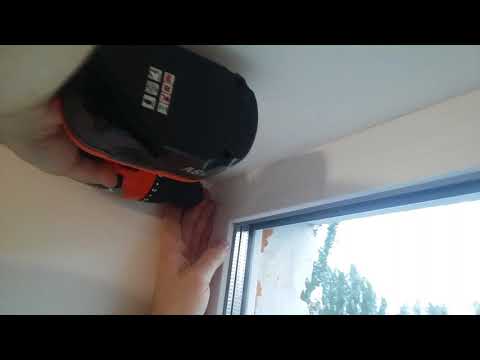 Установка рулонных штор