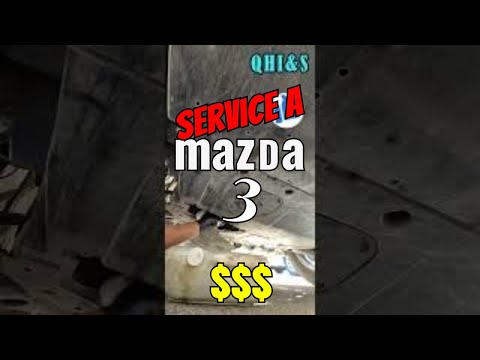 How to do an Oil Change for a 2015 Mazda 3, 2 Liter Petrol Engine! DIY #SHORTS