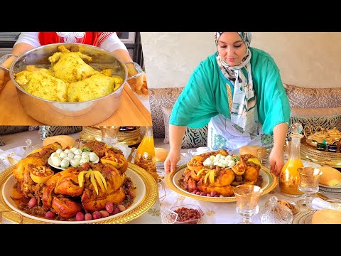هذا هو سر لذة الدجاج محمر بالدغميرة العرضات الأعراس والمناسبات فتي بنين مع سفة ناجحة للضيوف خطيرة