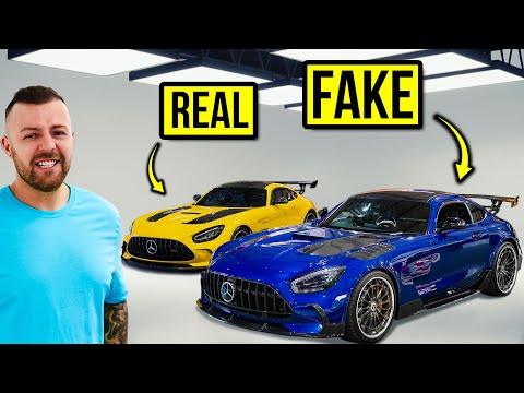 REAL VS FAKE £500,000 MERCEDES AMG GT FROM TEMU