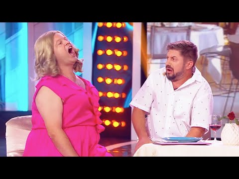 ЯЗЫК ТЕЛА // Как понять что она тебя хочет // Подборка смешных приколов в ресторане от Дизель шоу