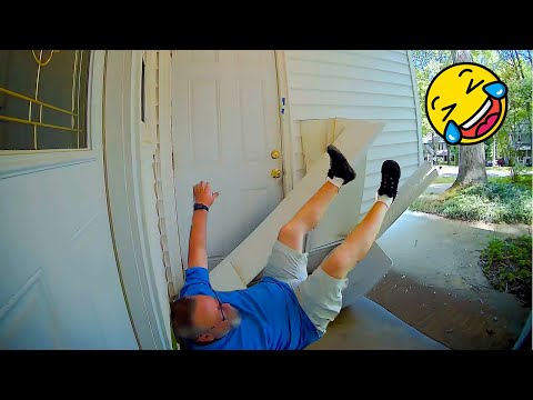 Security Camera Fails 🤣 Funny Slipping Moments Caught on Camera