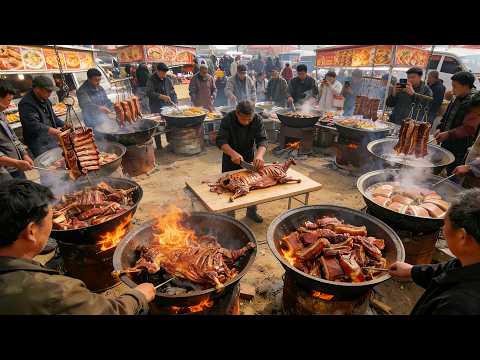 You can find all the street food that Chinese people love at this rural market.