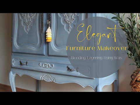 Layering and Blending Paint on Furniture | Elegant Furniture Makeovers