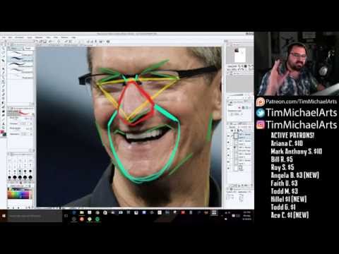 How to Draw a Caricature - How to use all the techniques in a real caricature.