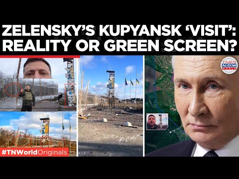 ZELENSKY’S KUPYANSK VISIT FAKE? Questions Swirl was it green Screen in Battle Over Truth!