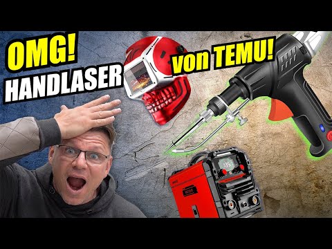 OMG! Handheld laser from TEMU - FAKE or REAL? | The cheapest welding machine online!