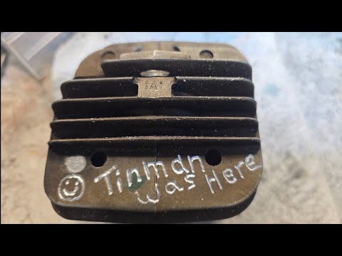 STIHL 064 INTAKE PORTING. 