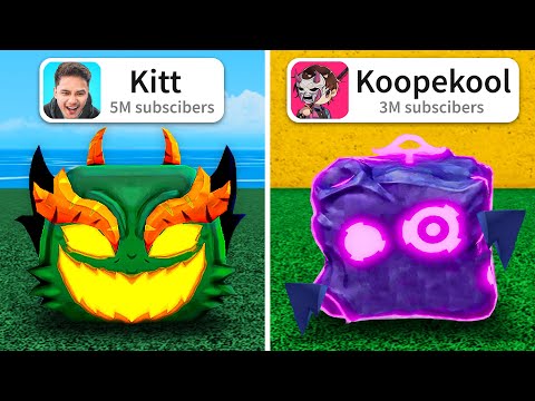 YouTubers Decide What Blox Fruits I Use!