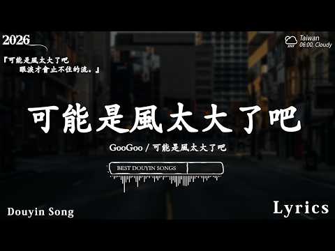 2026流行歌曲 [ Douyin 抖音歌曲2026 ]💥 40首超好聽的流行歌曲 💋楊天一 - 可能 是 風 太 大 了 吧, 看著我的眼睛說, 海嶼你, LBI 利比,  慢冷, 我走後, ...