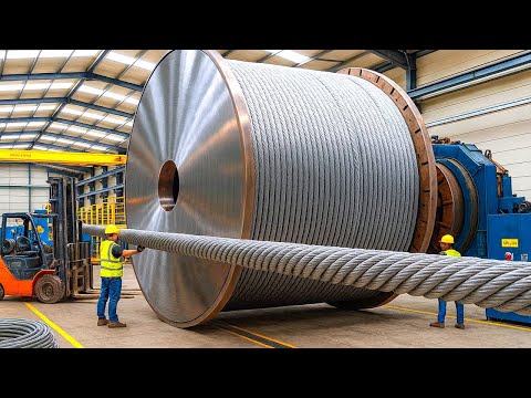 WIE STAHLSEILE HERGESTELLT WERDEN, DIE 10 MILLIONEN DOLLAR WERT SIND