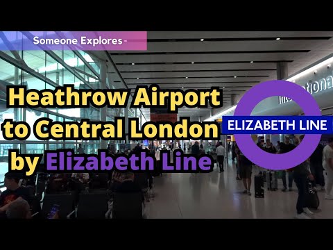 How to get from Heathrow Airport to Central London by Elizabeth Line