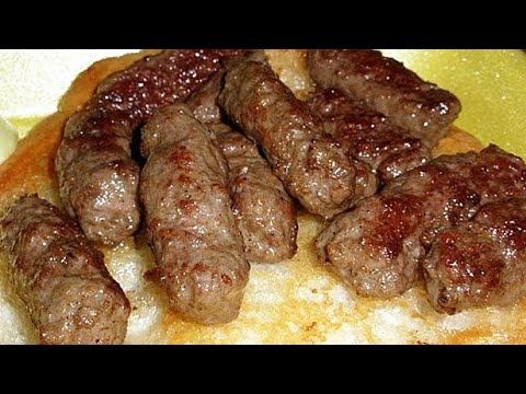 Kafanski cevapi-restoranski recept(Tavern cevapi - restaurant recipe)