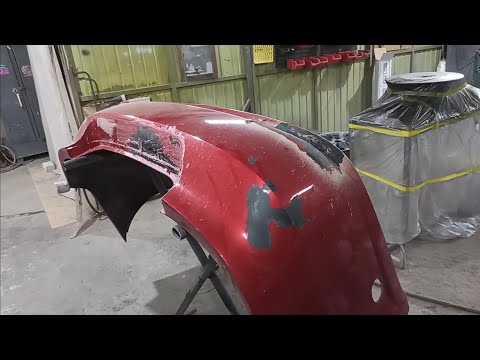 как загрунтовать бампер чтобы краска не отваливалась