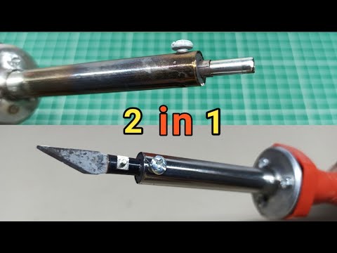Two Awesome DIY Idea from Soldering Iron | Hot Knife Cutter | Hot Air Gun