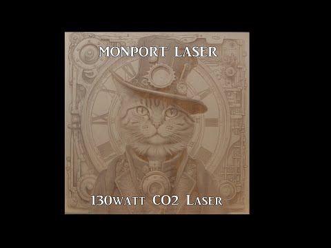 Laser Engraving Glass with my Monport CO2 Laser.