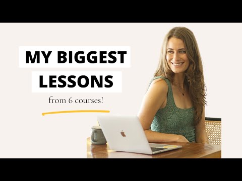 My Biggest Lessons from Creating 6 Online Courses