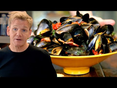 Gordon Ramsay's Steamed Mussels