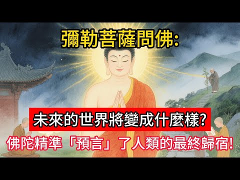 彌勒菩薩問佛：未來的世界將變成什麼樣？佛陀精準「預言」了人類的最終歸宿！#佛學 #正能量 #菩提解脫道 #佛教文化 #佛教故事 #人生感悟