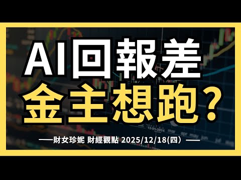 2025/12/18(四）AI回報差，甲骨文金主想跑，還沒跌完嗎？美光財報兩樣情 #ORCL #MU