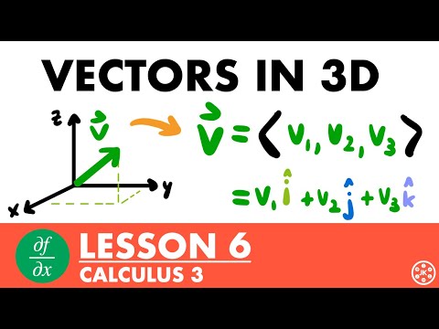 Vectors in 3D | Calculus 3 Lesson 6 - JK Math
