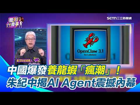 失業救星？中國爆發養龍蝦「瘋潮」！千人排隊搶下載程式　朱紀中揭密 AI Agent 震撼內幕：不用寫程式、搶票選股都能包辦＂只要一張嘴指令全達成＂