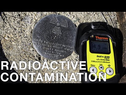 Los Alamos Atomic Bomb Implosion Testing Area...Buried Radioactive Material