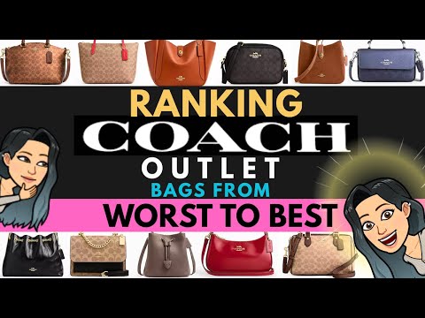 ❓👜 Ranking COACH OUTLET BAGS from WORST to BEST 👜 (2025 Edition!) ❓#coachhandbag #coachoutlet