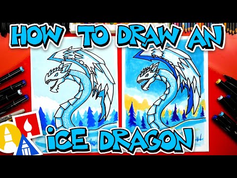 How To Draw An Ice Dragon - Advanced