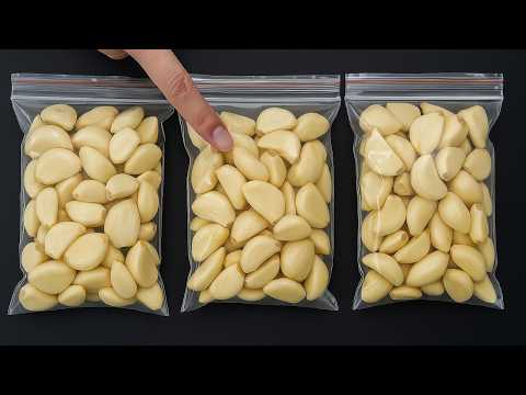 How to Store Garlic for a Whole Year Without Drying Out or Sprouting!|Clever Tricks