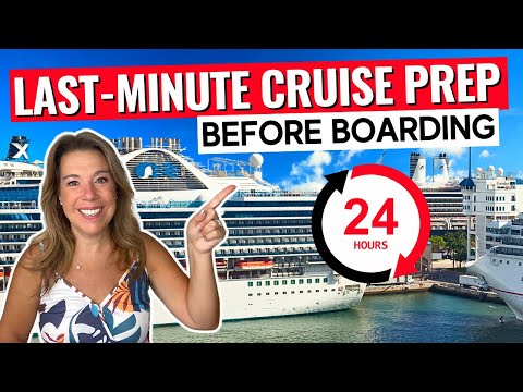 17 *Crucial* Things to Prepare 1-2 Days Before Boarding Your Cruise