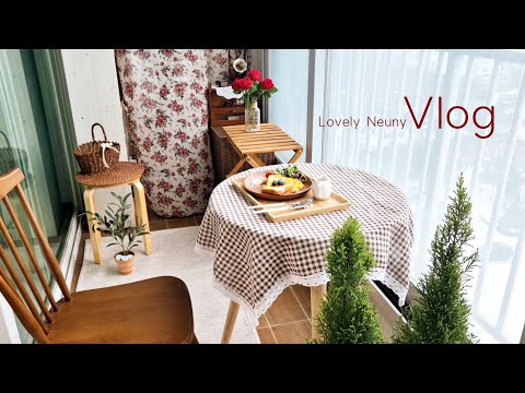 베란다 꾸미고 요리 하기