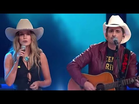 BRAD PAISLEY and LAINEY WILSON sings "Whiskey Lullaby" at the Grand Ole Opry