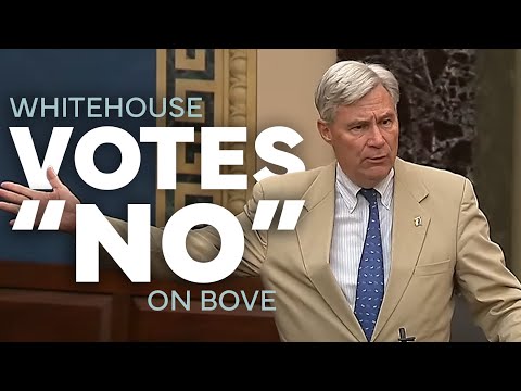 Senator Whitehouse Votes NO on Bove
