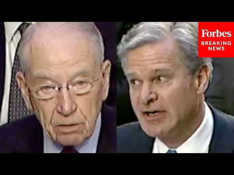 Grassley Confronts Wray Over Allegations FBI Is 'Too Politicized In Its Decision-Making'