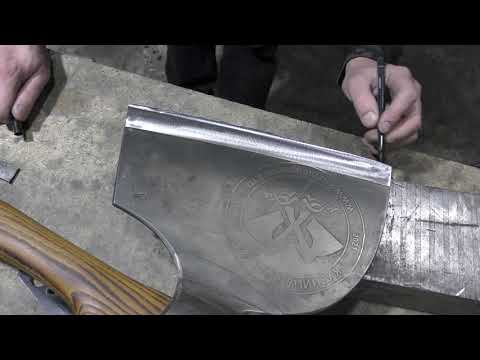 Заточка топора для мяса. Как поддерживать правильную заточку. Как и чем точить топор мясника.