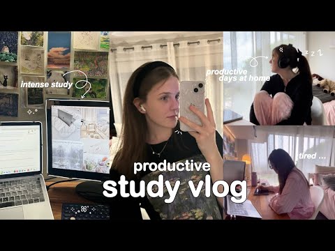 STUDY VLOG 📂 intense study, physics cramming, late nights, uni prep & productive days in my life ᯓ★