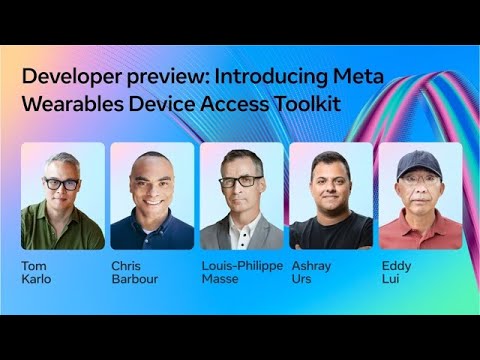 Developer Preview: Introducing Meta Wearables Device Access Toolkit