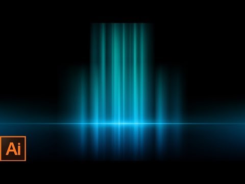 How to create light rays in Adobe Illustrator - Abstract wallpaper Design in Adobe Illustrator CC